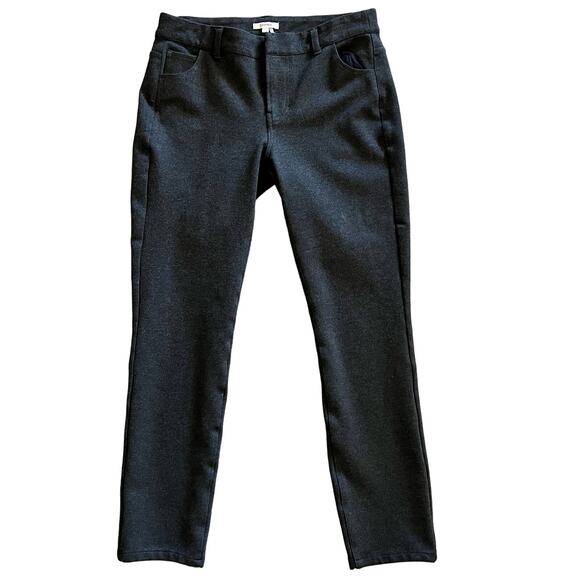 Tyler Boe Pants 6 Womens Black Mid Rise Work Office Ankle Trouser Jegging Ponte - Picture 1 of 8